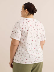 Snow white printed