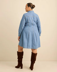 Light medium blue denim'