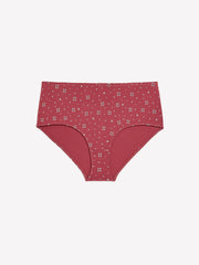 EARTH RED PRINTED