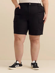 Solid Bermuda with Cargo Pockets