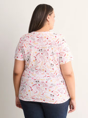 BRIGHT WHITE PRINTED