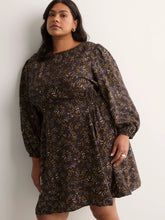 Long-Sleeve Fit-and-Flare Dress