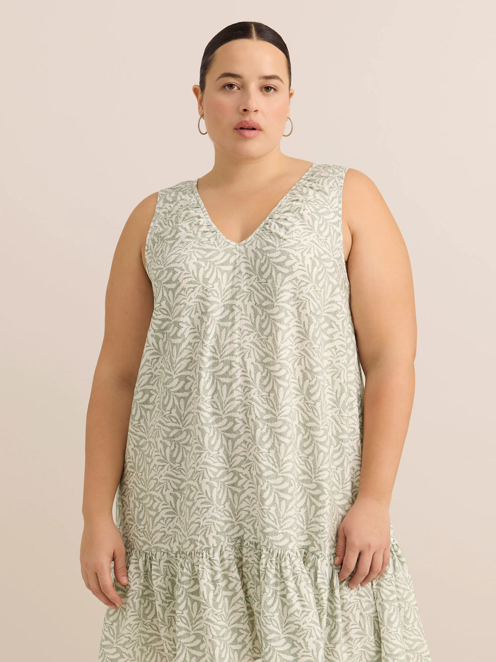 Vinyard green printed