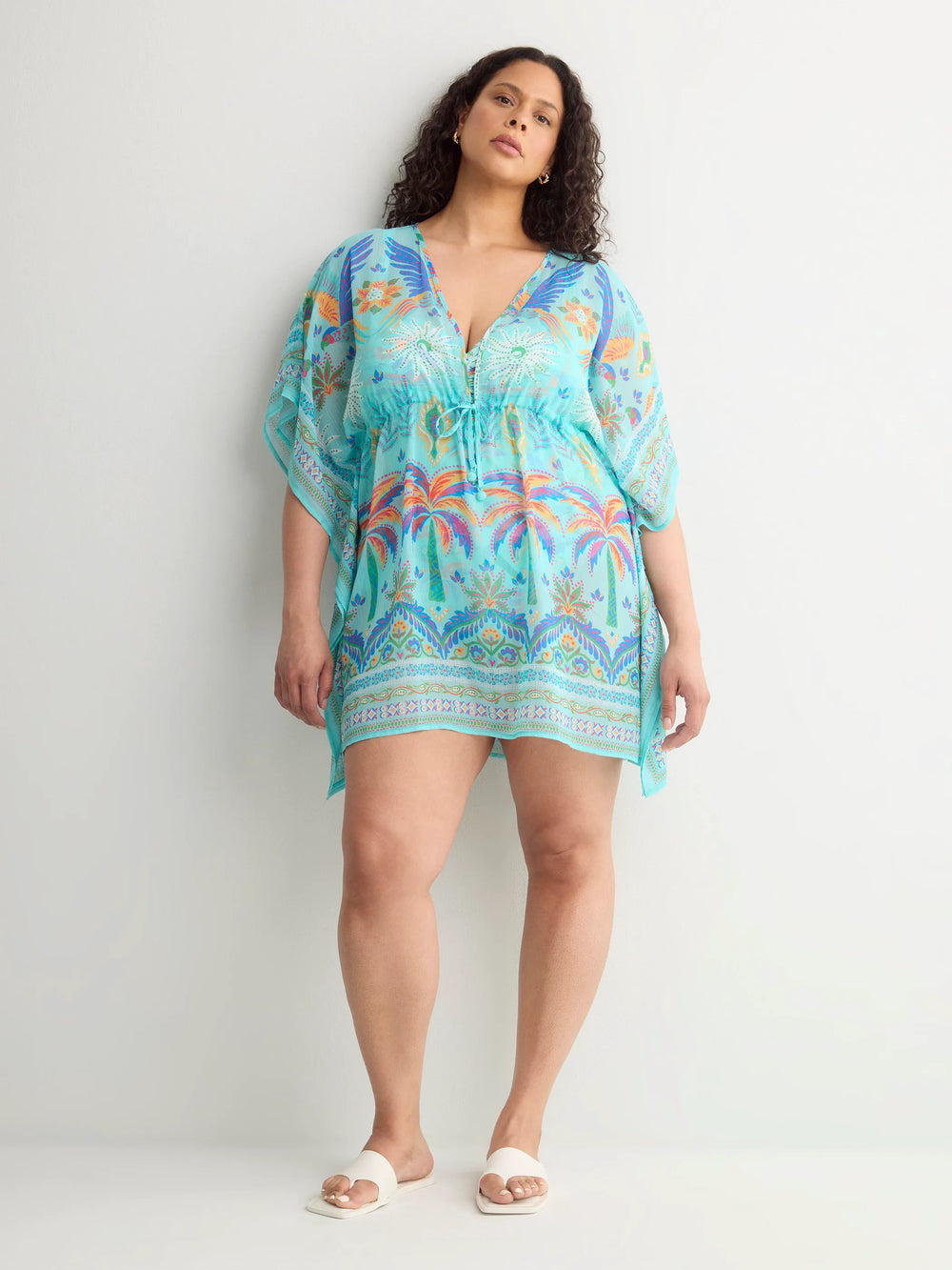 BLUE TURQUOISE PRINTED