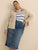 Dark medium blue denim