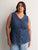 Dark medium blue denim