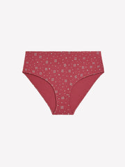 EARTH RED PRINTED