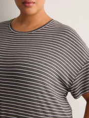 GREY WHITE STRIPES