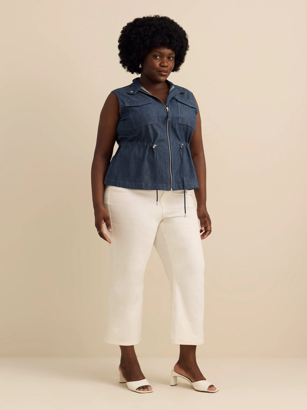 Dark denim