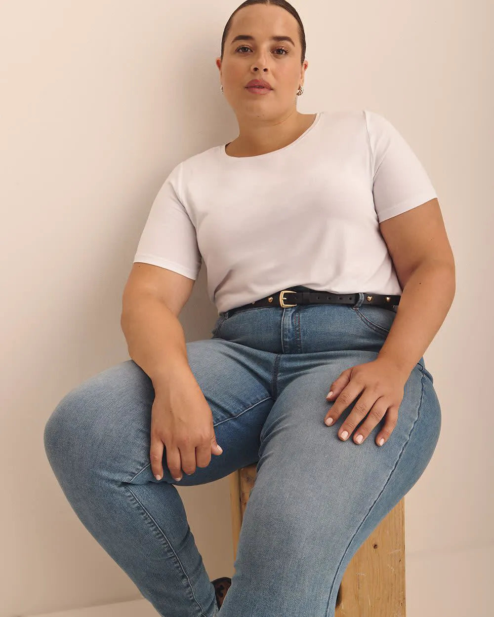 Light medium blue denim