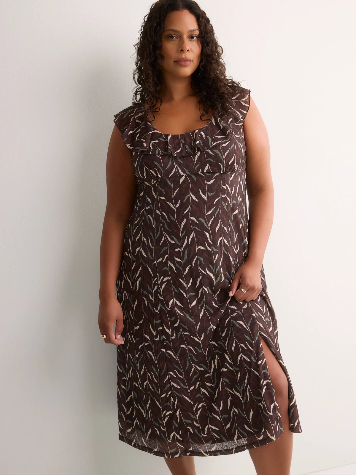 CHOCOLATE PLUM PRINTED