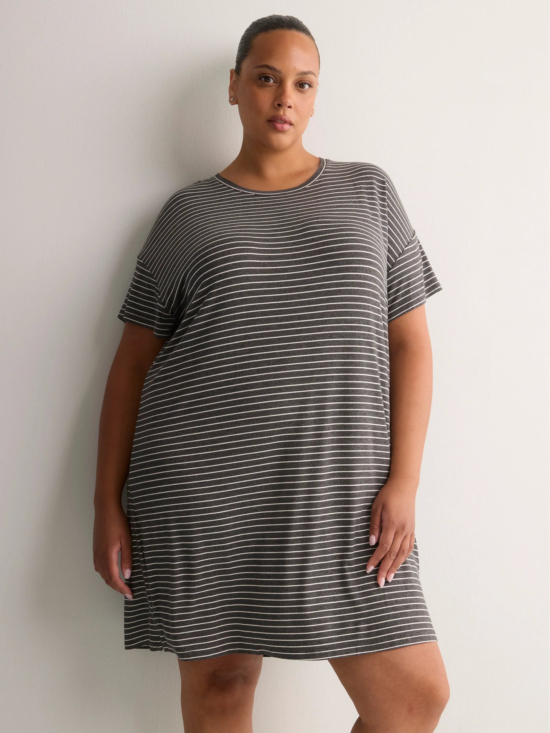 GREY WHITE STRIPES