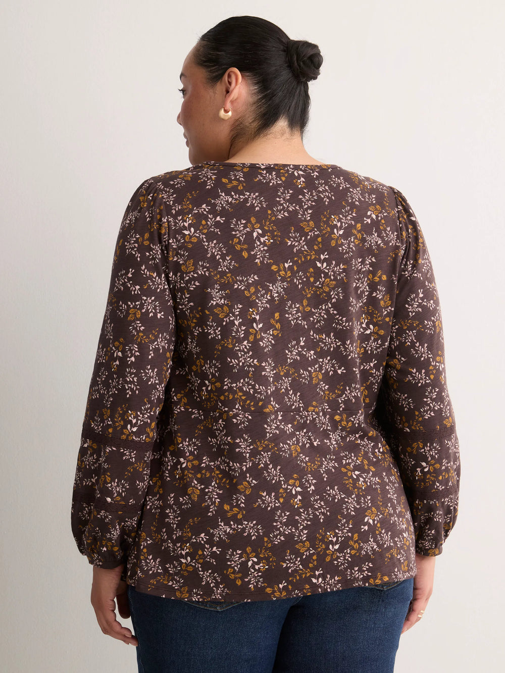 CHOCOLATE PLUM PRINTED