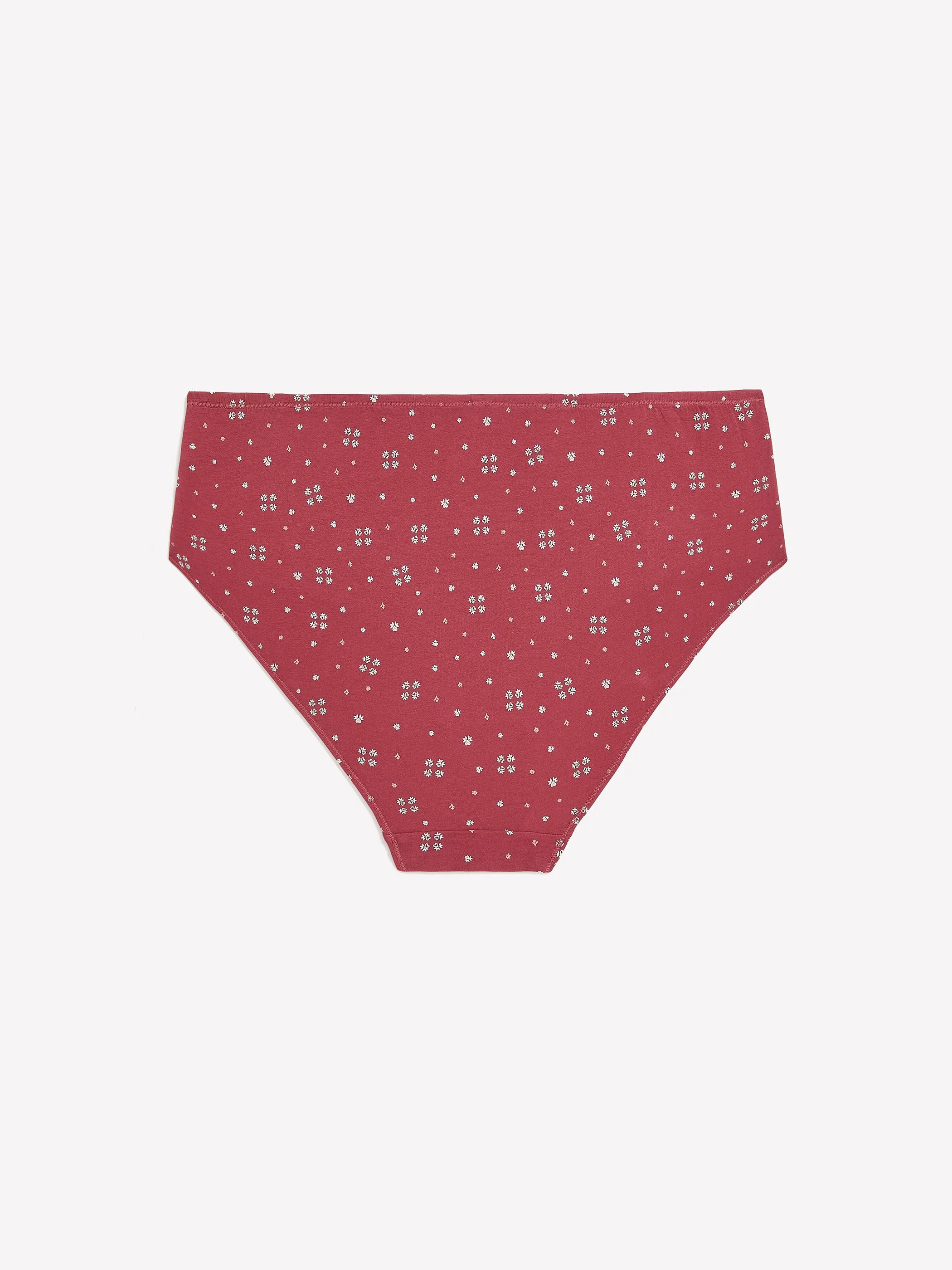 EARTH RED PRINTED