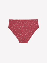 EARTH RED PRINTED
