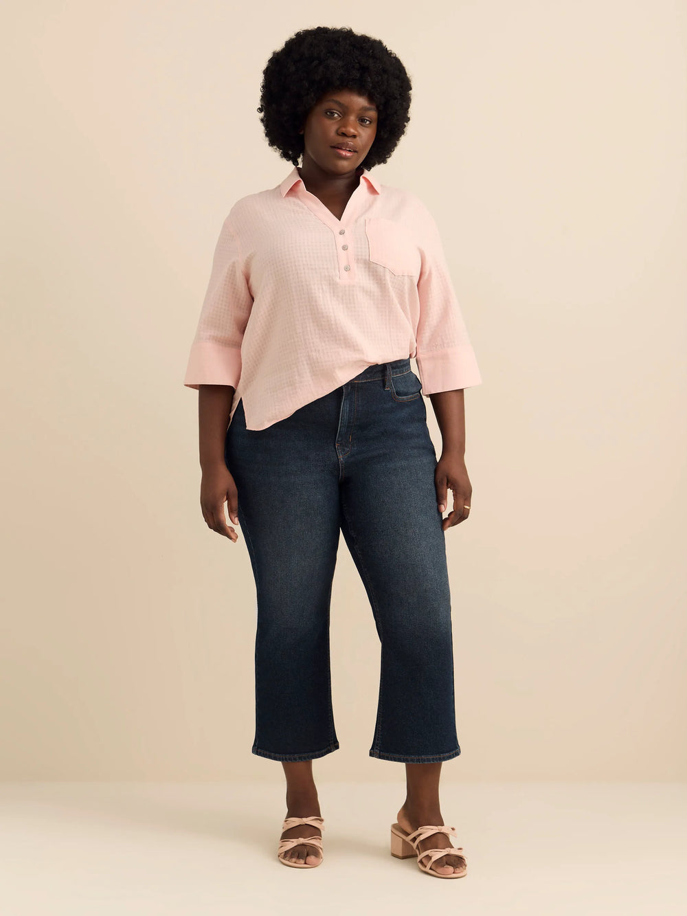 Dark denim