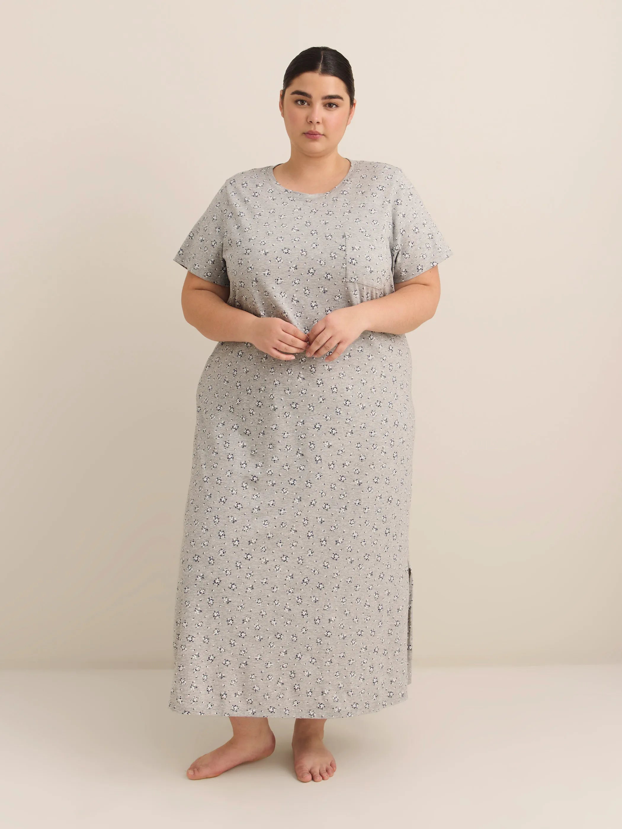 Medium grey MIX PRINTED