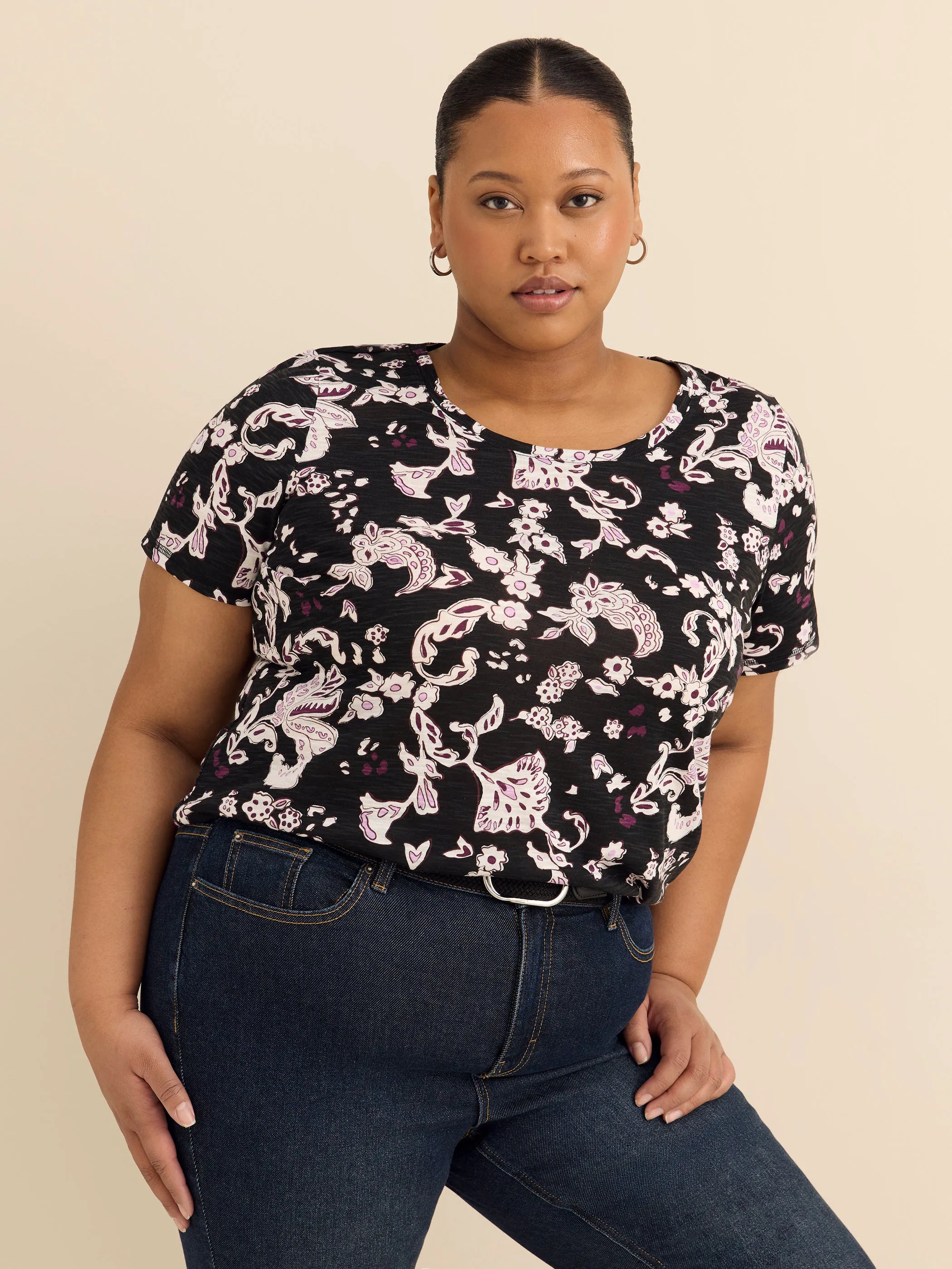 Black printed