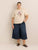 Medium dark blue denim