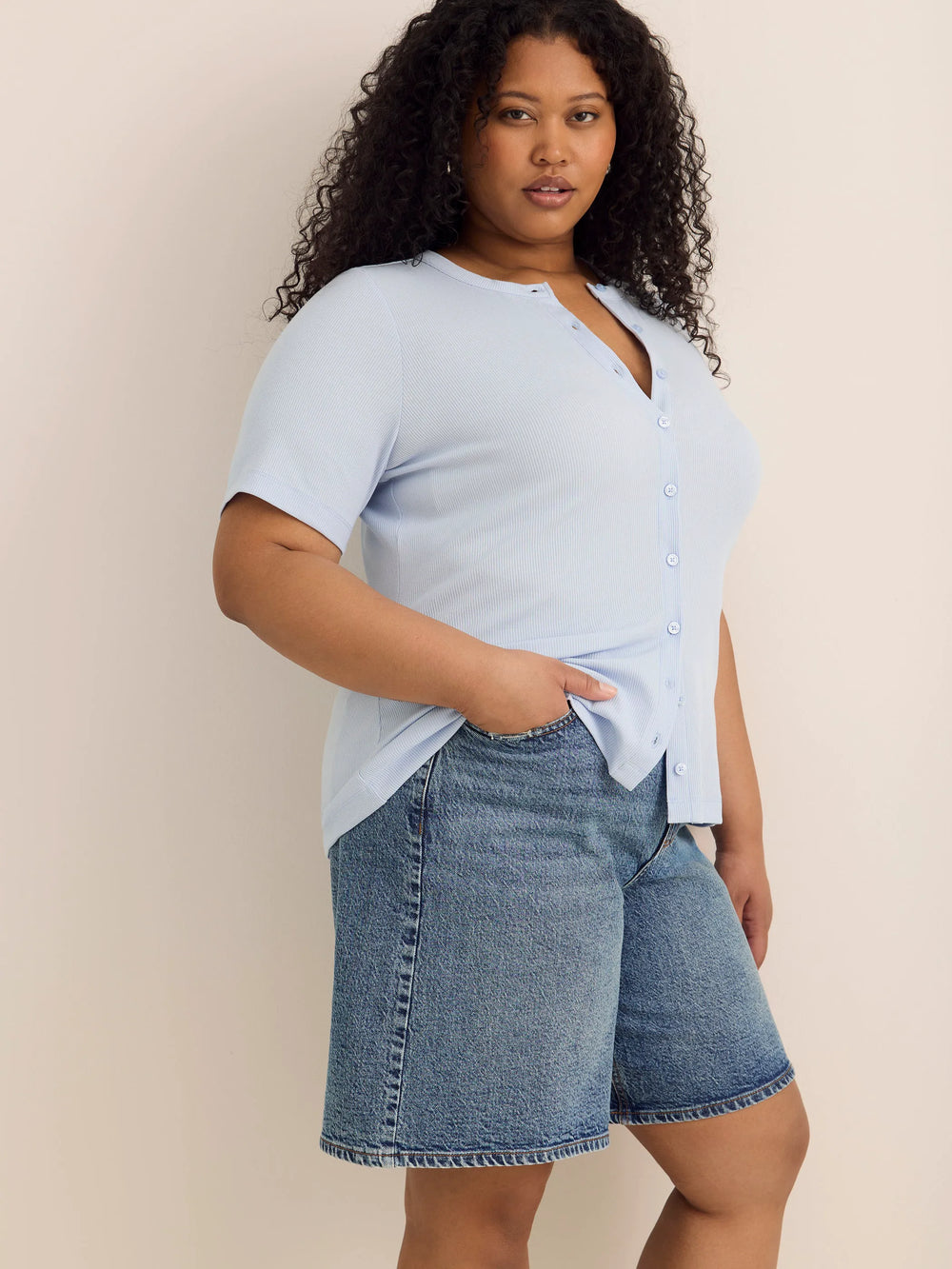 Medium blue denim