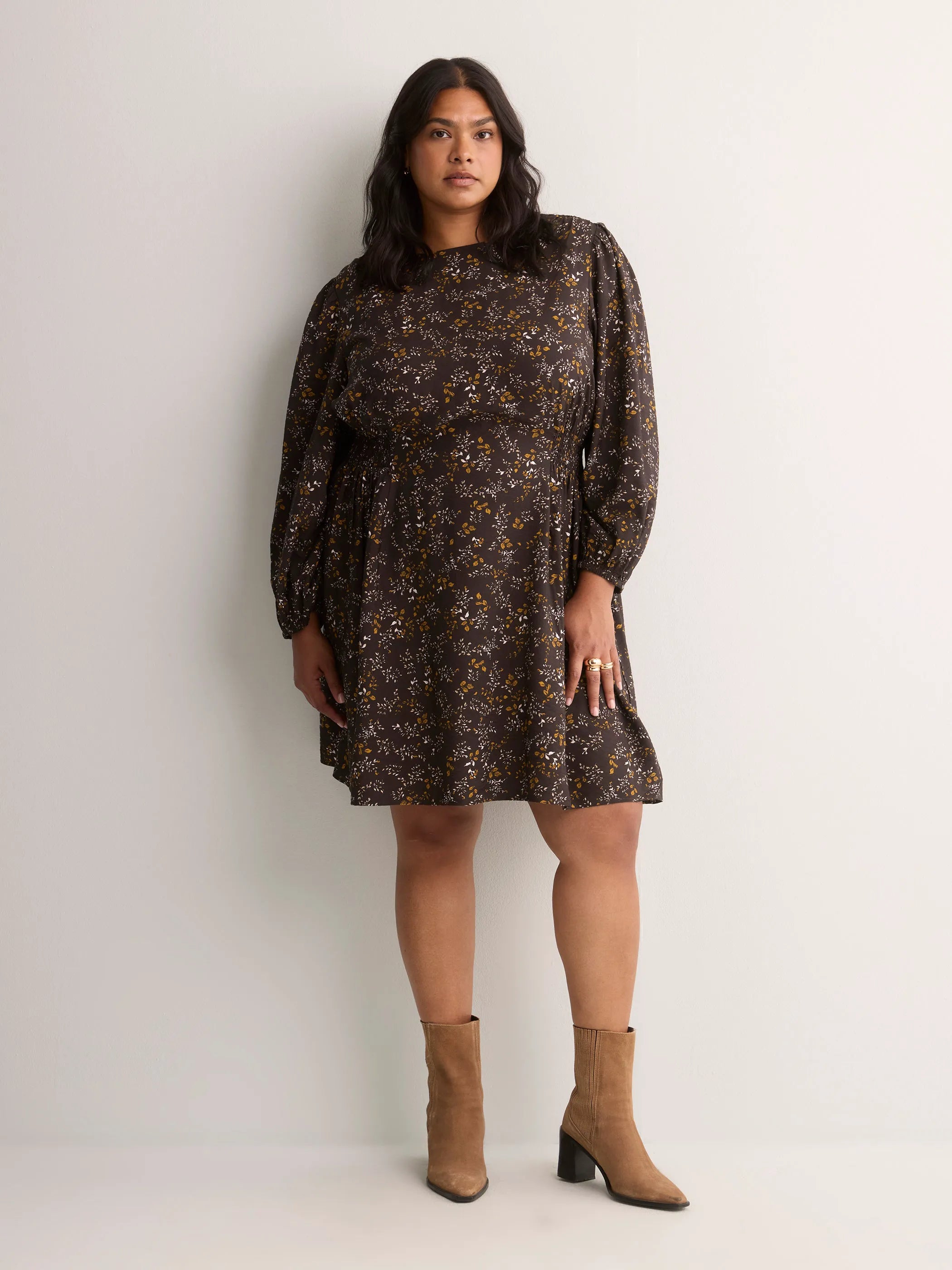 CHOCOLATE PLUM PRINTED