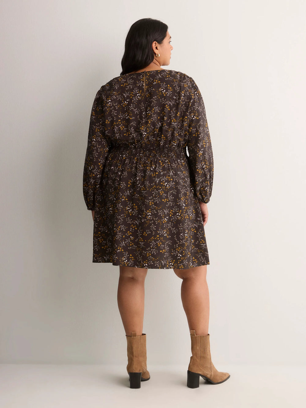 CHOCOLATE PLUM PRINTED