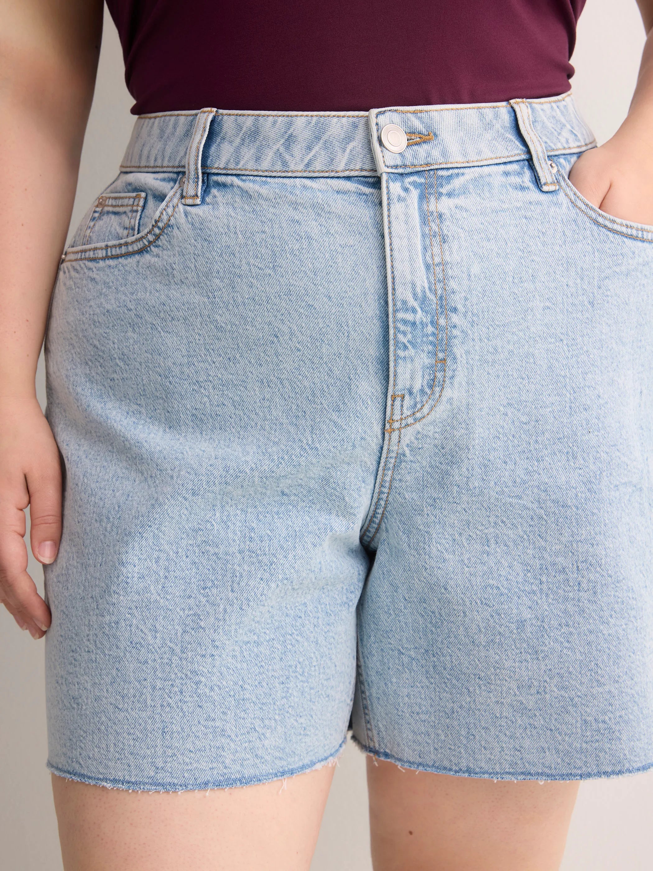 Medium light blue denim