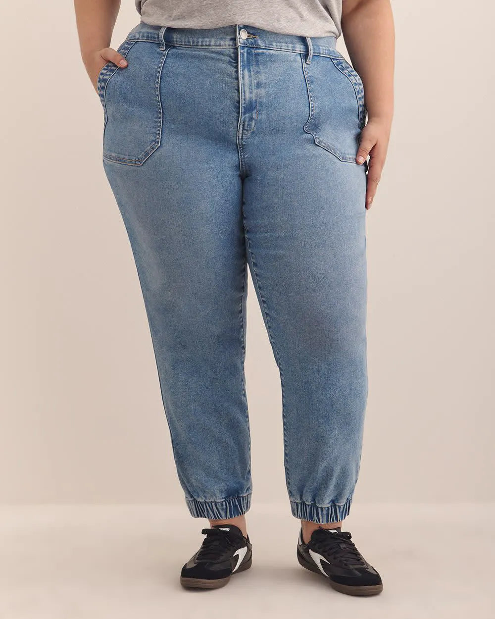 Medium light blue denim