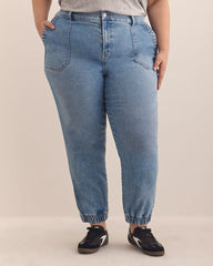 Medium light blue denim