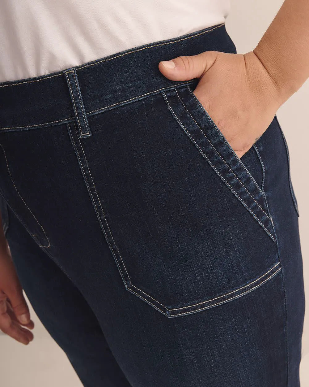 Dark denim