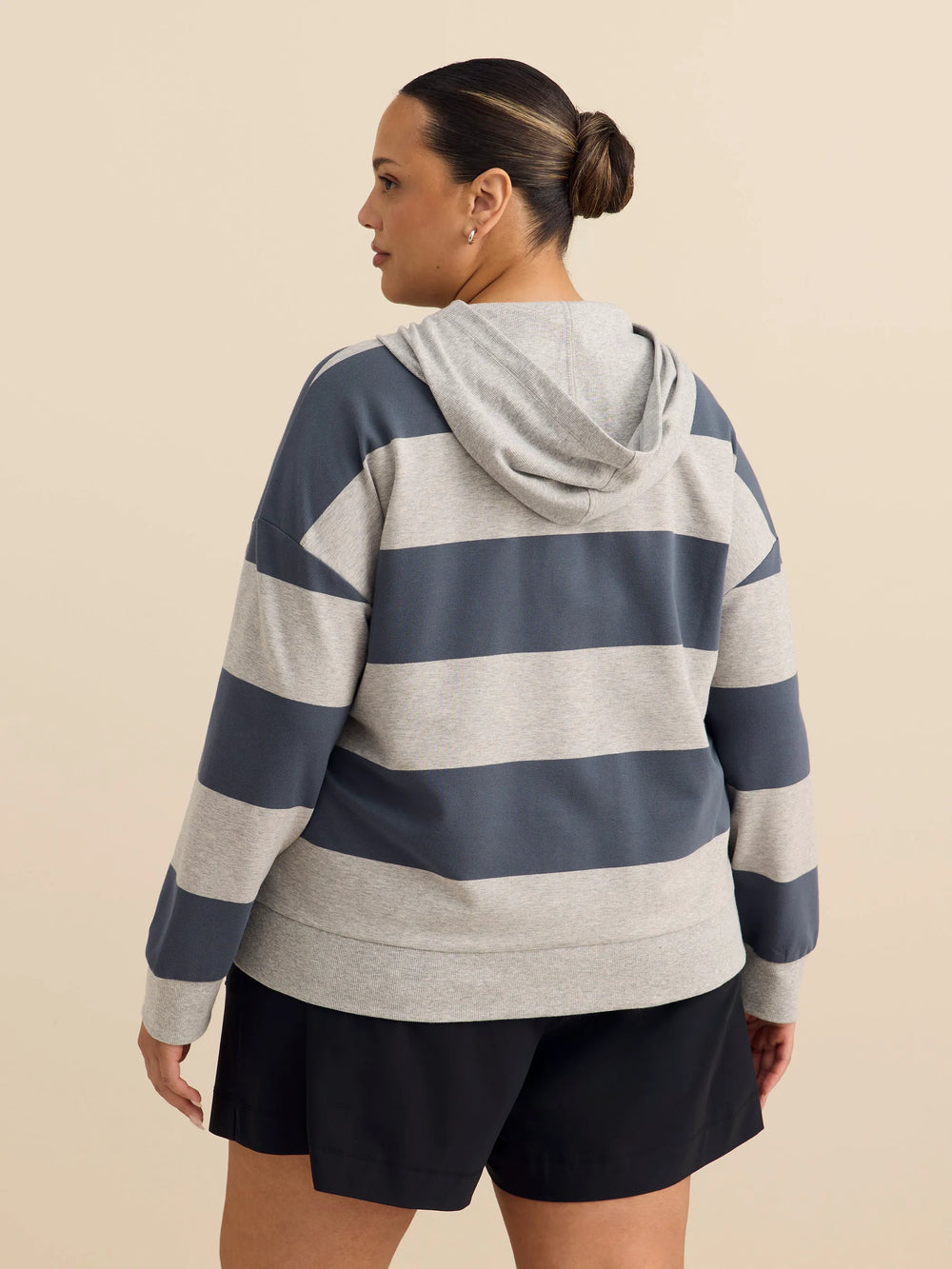 Light grey heather printed