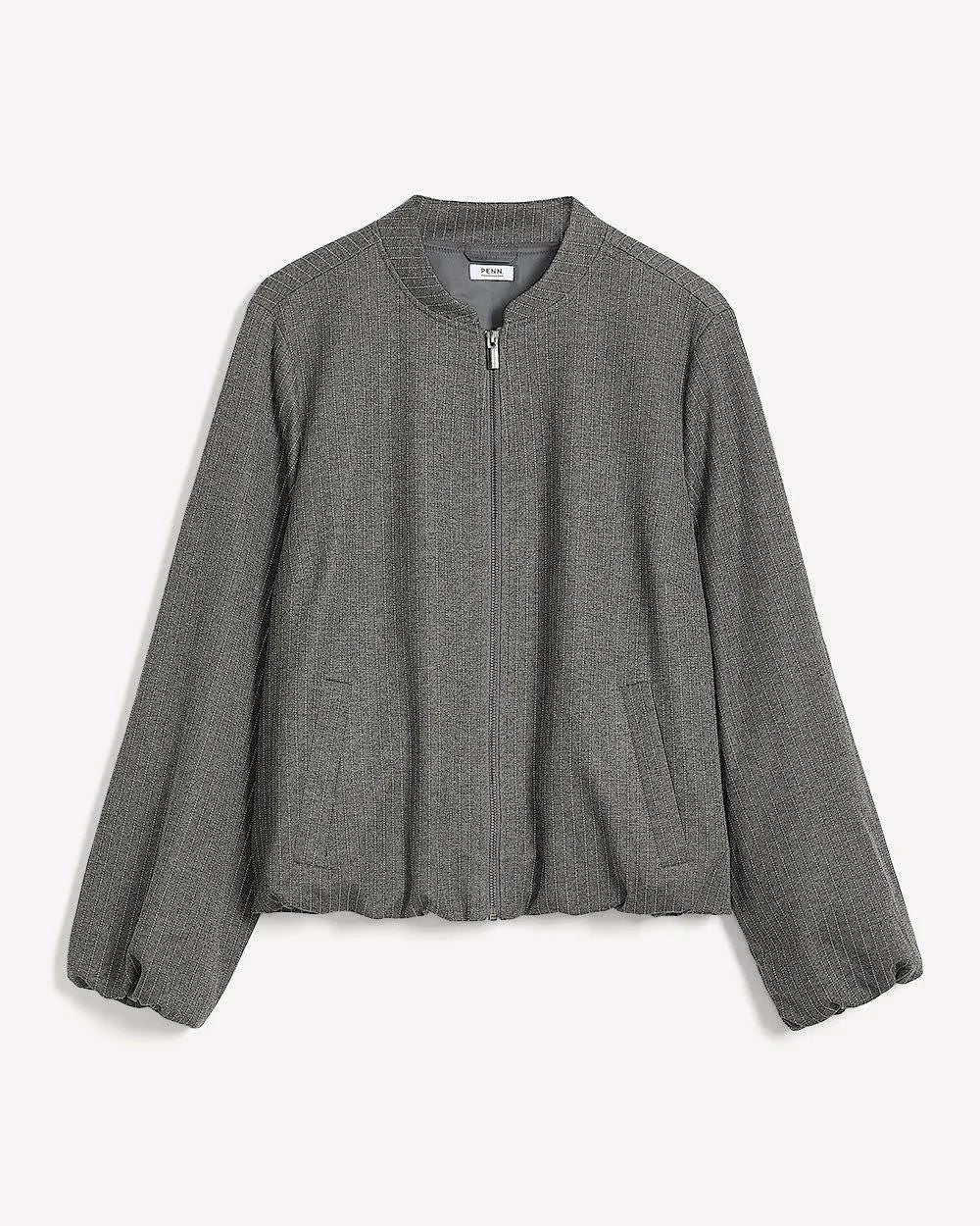 Dark grey pinstripe