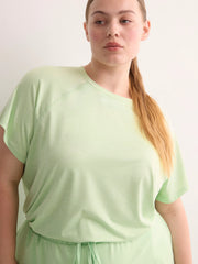 Pastel green space dye