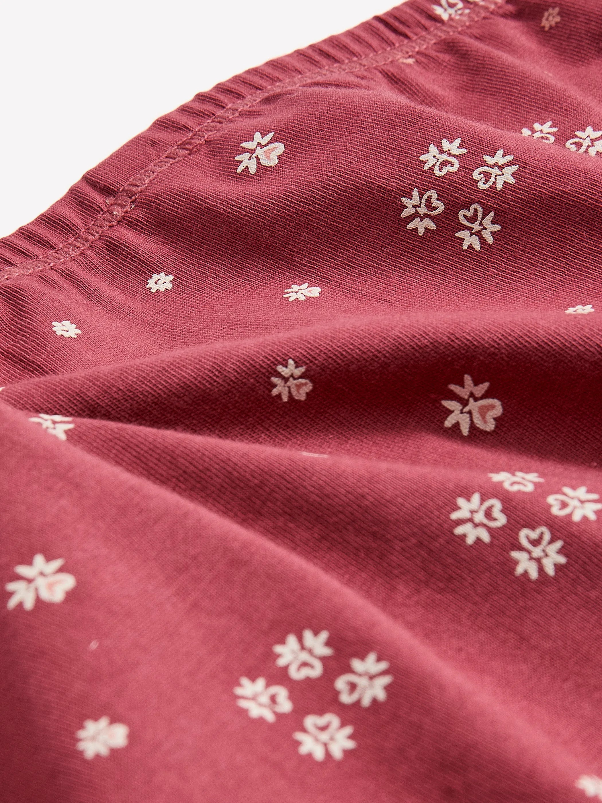 EARTH RED PRINTED