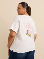 Bright white printed