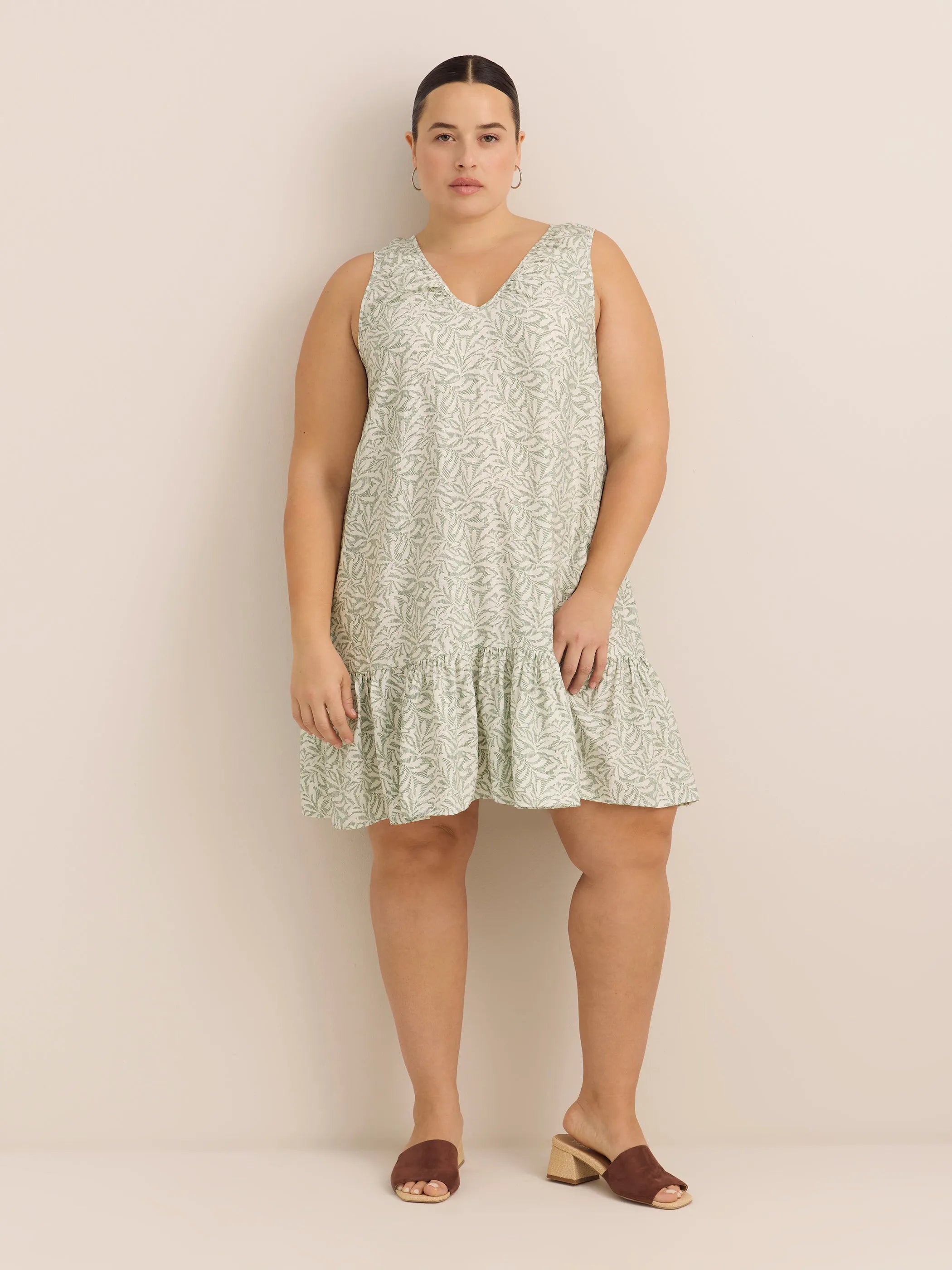 Vinyard green printed