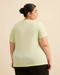 Lime cream space dye
