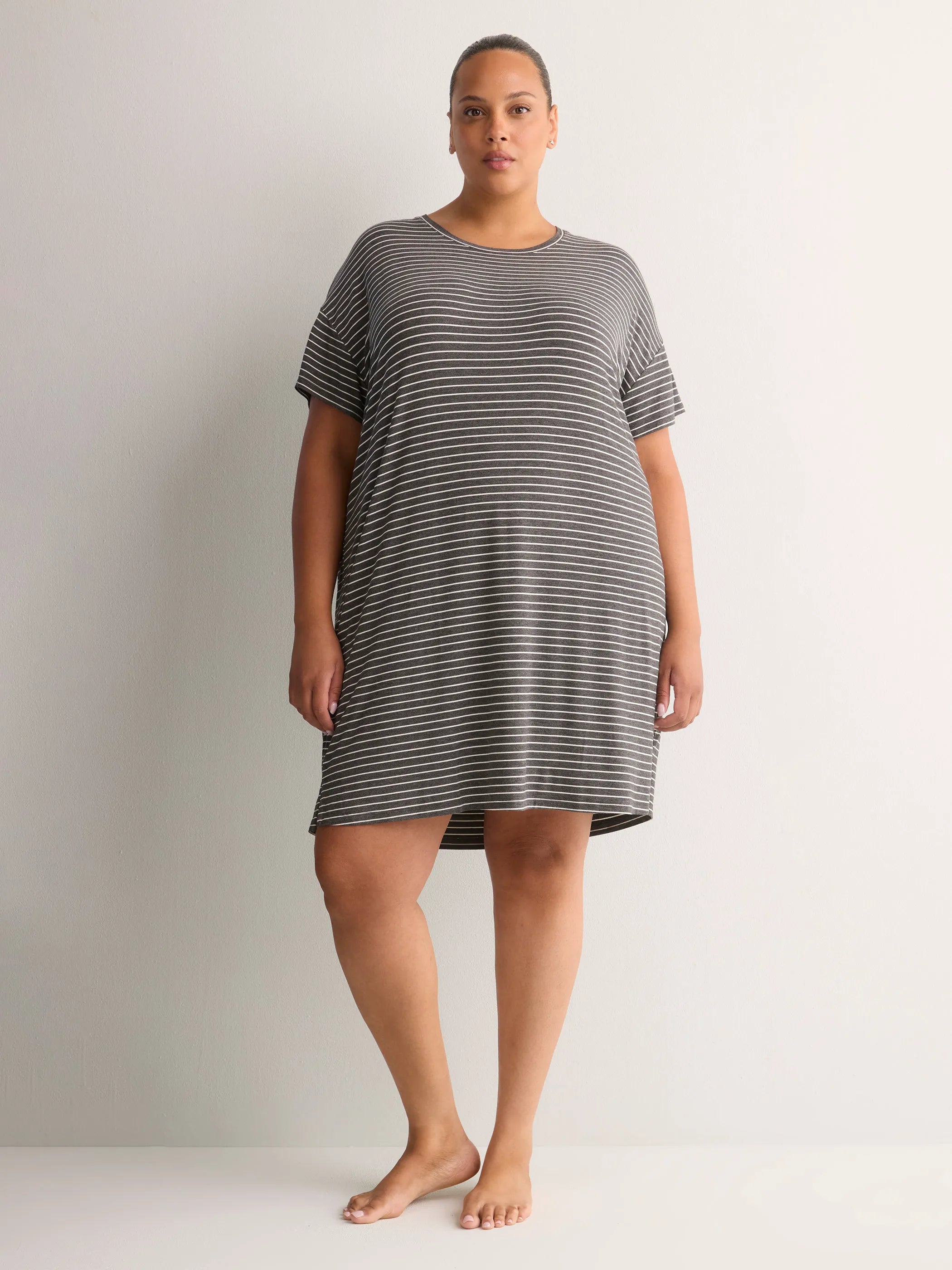 GREY WHITE STRIPES