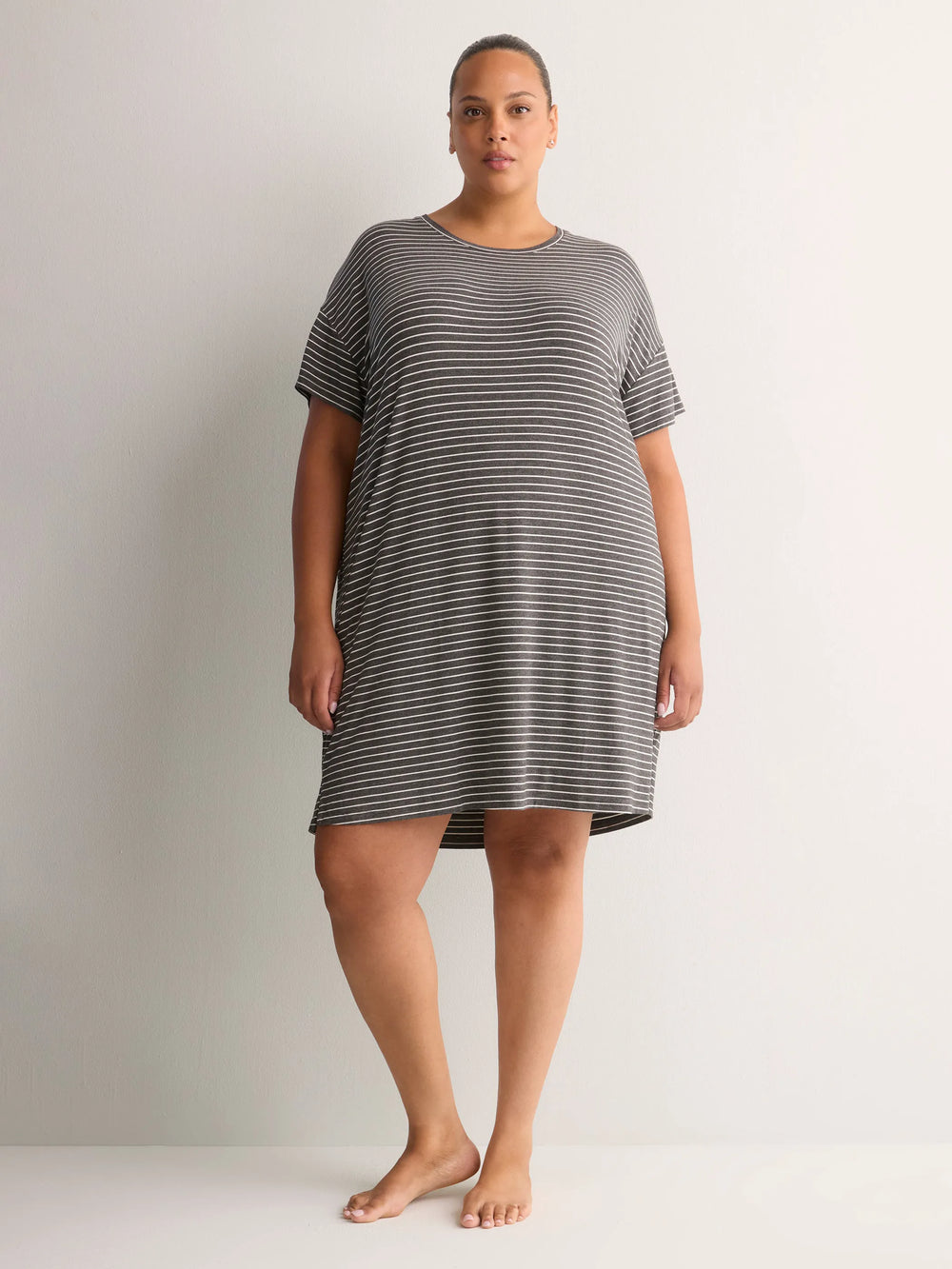 GREY WHITE STRIPES