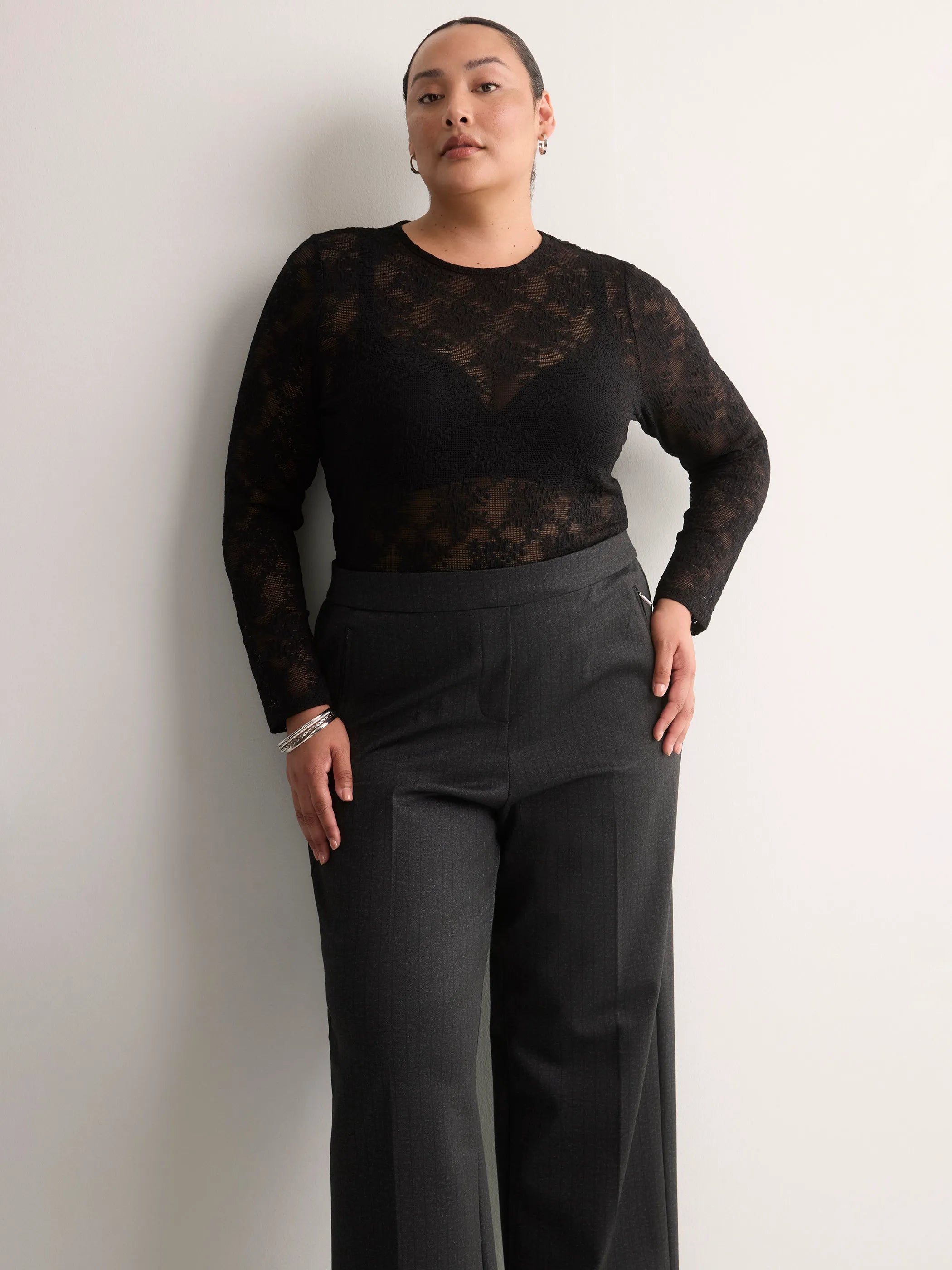 CHARCOAL PINSTRIPE