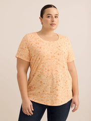 Peach fuzz printed