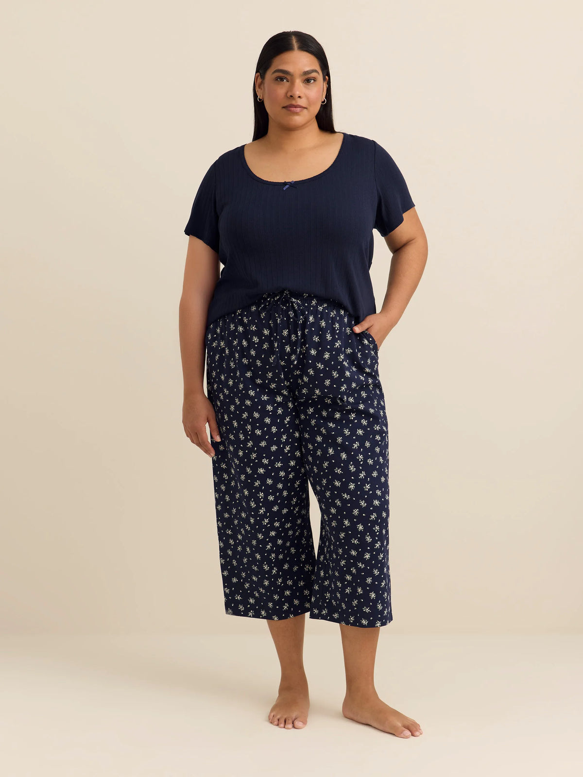 Maritime blue floral