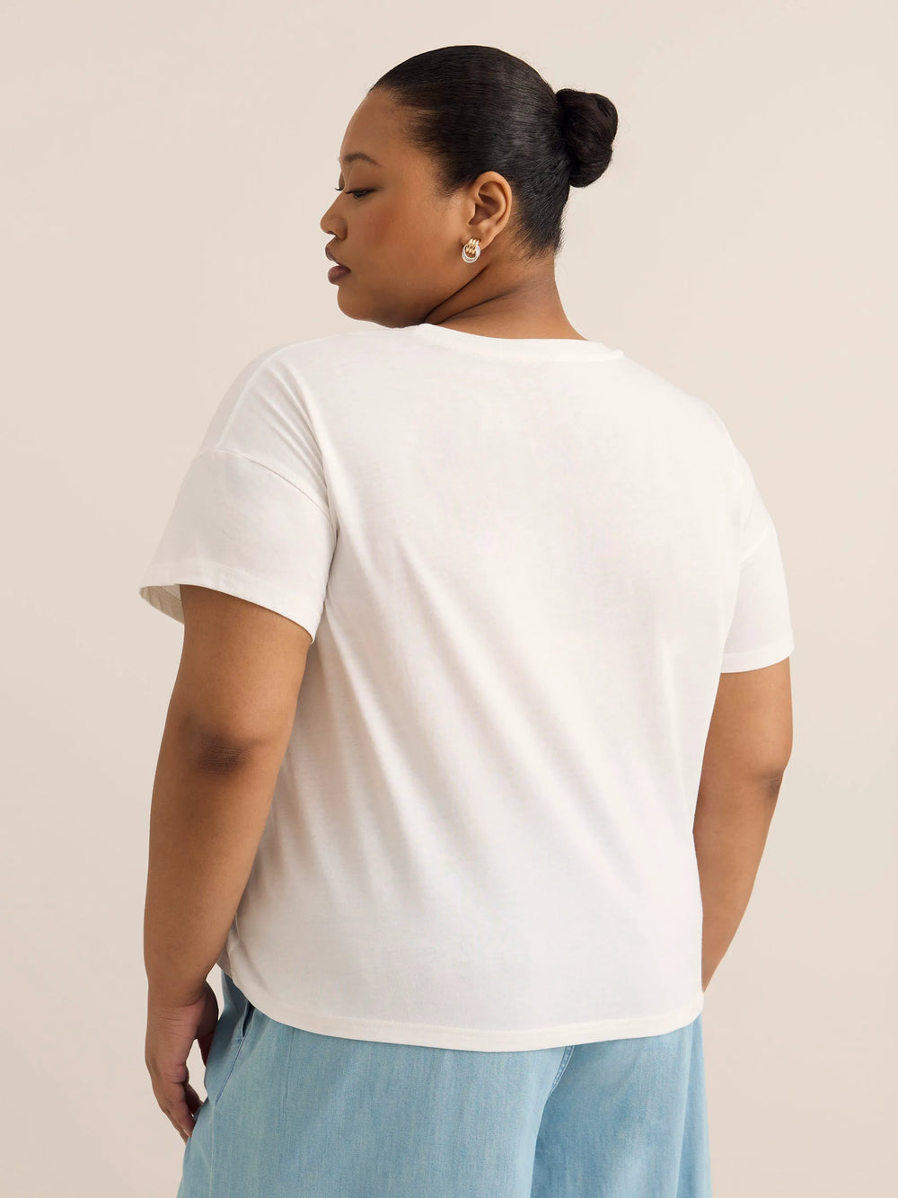 White printed Disney Mickey