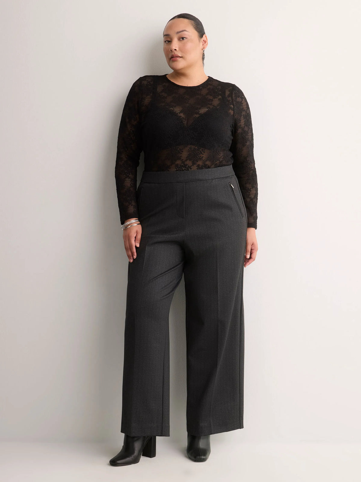 CHARCOAL PINSTRIPE