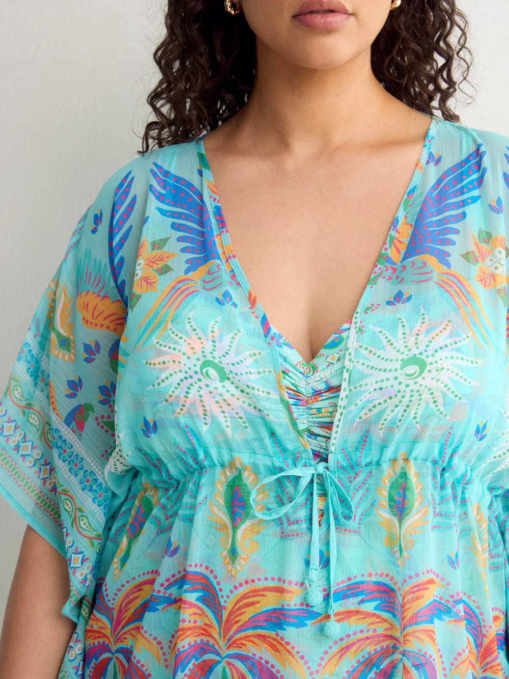 BLUE TURQUOISE PRINTED