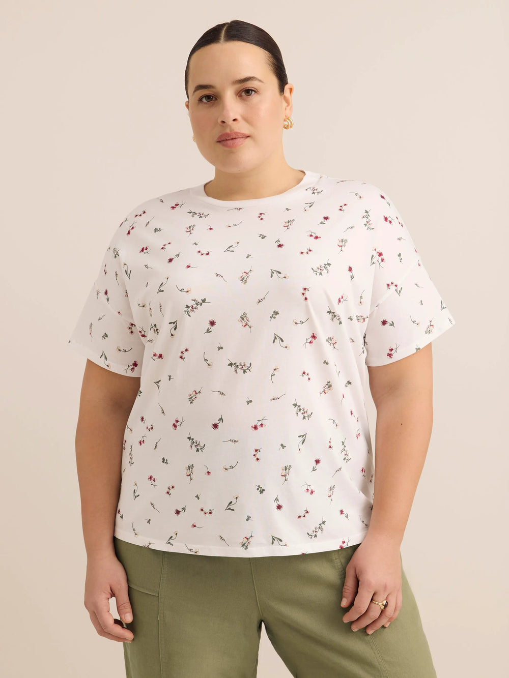 Snow white printed