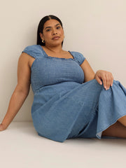 Medium blue denim