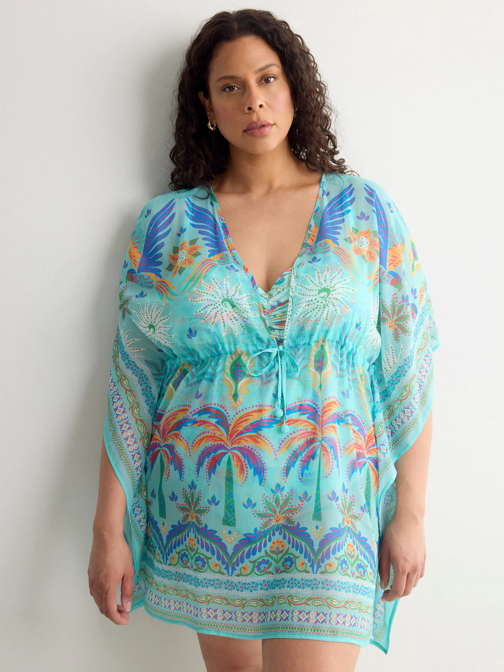 BLUE TURQUOISE PRINTED