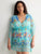 BLUE TURQUOISE PRINTED