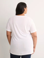 BRIGHT WHITE PRINTED
